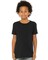 BELLA+CANVAS Youth Short Sleeve Crewneck Jersey Tee Soft Cotton Kids T-Shirt Lightweight School & Custom Print Shirt